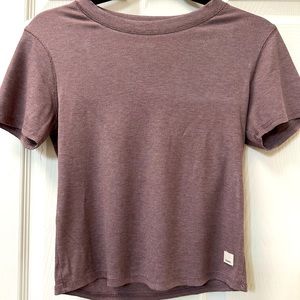 Vuori Mudra ribbed crop top in Hazel